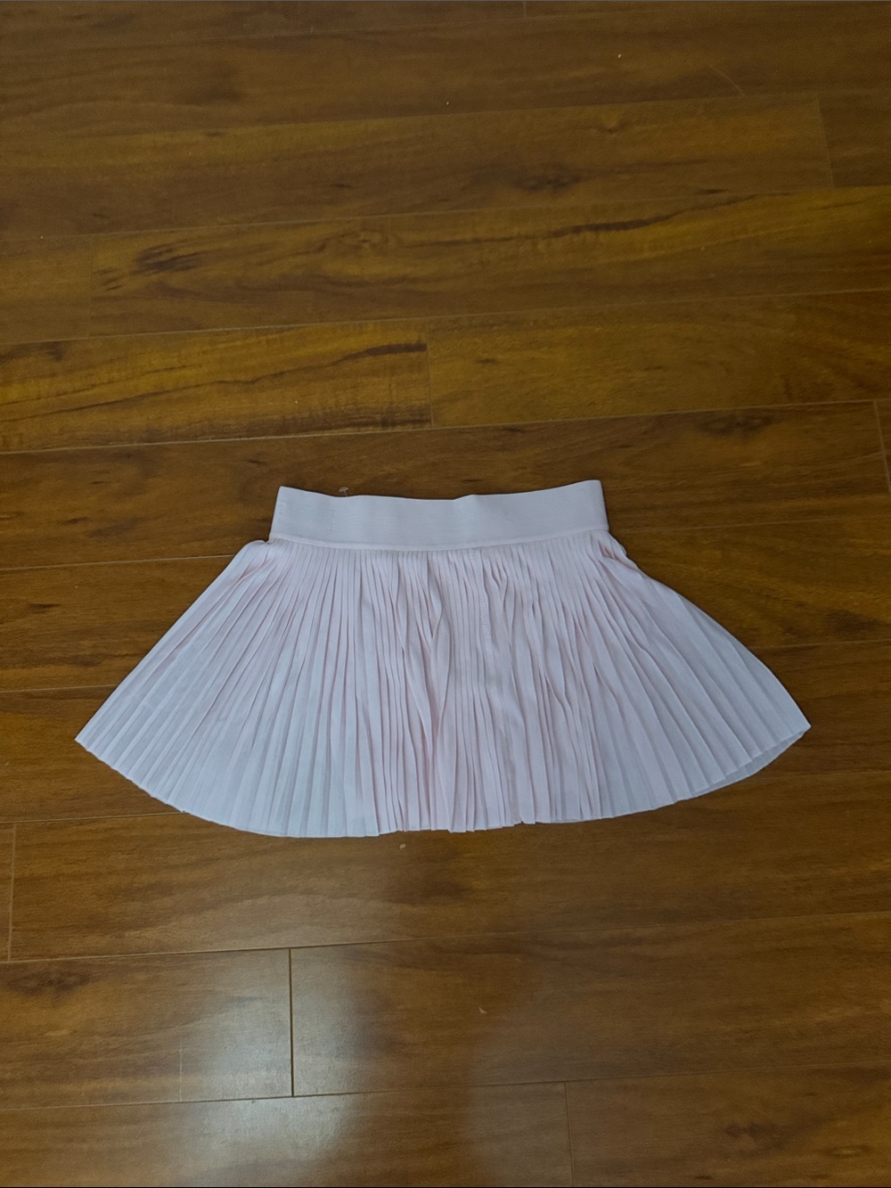 Pleated Mini Skirt - Light Pink